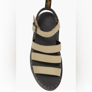 green doc martin platform sandals Blaire